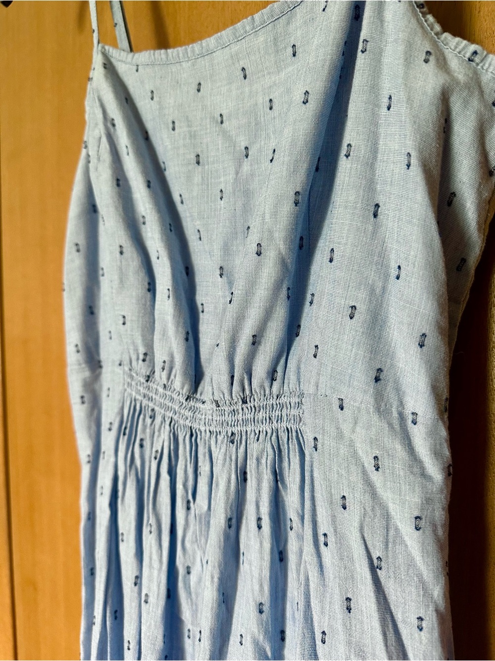 Joe Fresh Light Blue Spaghetti-Strap Maxi Dress - Picture 3 of 4